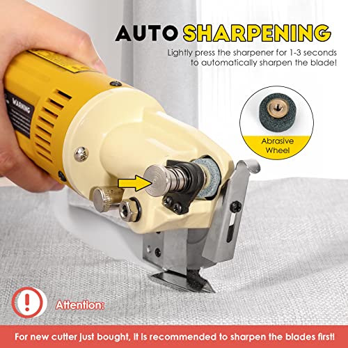 Electric Rotary Fabric Carpet Cutter heavy duty 1"Cutting Thickness 110V