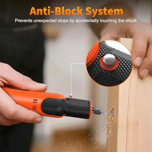 8V Cordless Rotary Tool Kit W/ 103pcs Accessories,5-Speed,USB-C