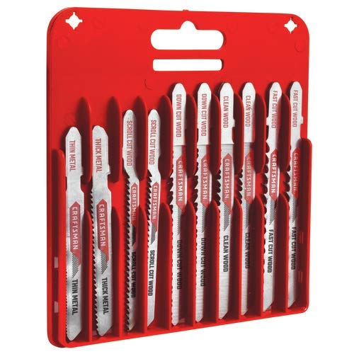 CRAFTSMAN Jigsaw Blades, U-Shank Set, 12-Piece (CMAJ2SET12) - style: U-Shank