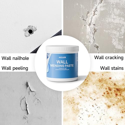 Drywall Repair Kit, 1KG White Repair Putty Spackle Paste - color: 1 Kg