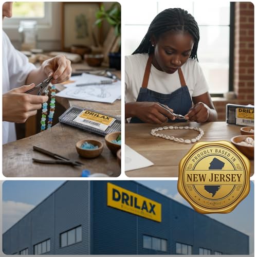 Drilax 30-Pc 2mm Diamond Drill Bit Set, 1/8" Shank for Dremel Rotary Tools, Glass, Sea Glass, Stone & Jewelry Making, Precision Lapidary Bits - size: 2mm