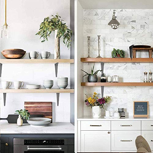 Metal 3" x 4" inch Wall Corner Angle Shelving Shelf Brackets, Grey, Pack of 20 - size: 3" x 4" inch