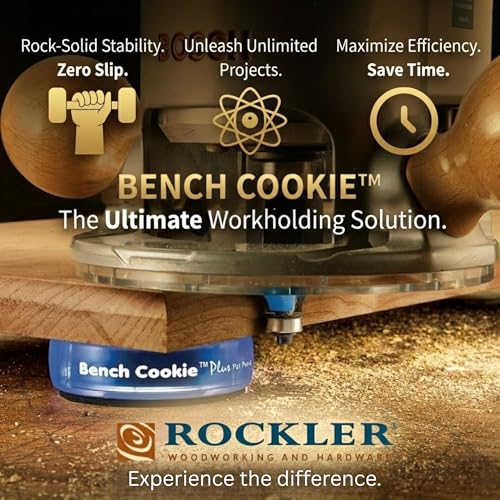 Rockler Bench Cookies Plus Work Grippers 4-Pack for Woodworking