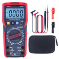UNI-T UT89XD Digital Multimeter Tester, TRMS 6000 Counts AC DC 1000V Multimetro Volt Ohm Meter Automotive Electrical Capacitance Multimeter, Measures Current Temperature NCV Resistance - style: UT89XD[12V LED Test]