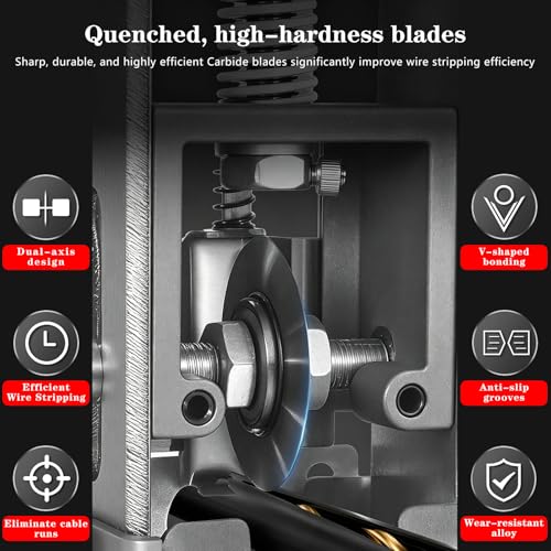 Wire Stripper Machine for 0.06"-1"(1.5-25 mm)