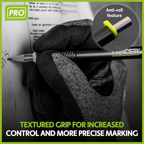 Tracer Pro 1.3mm All Metal Carpenter Pencil, 24X Leads and Site Holsters - style: 1.3mm Precision