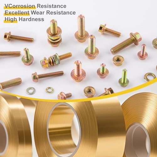 476pcs Class 8.8 Metric Flange Bolts Assortment Kit, M5, M6, M8, Metric Bolts and Nuts Assortment, Hex Bolt and Nut Washers Kit, Yellow Zinc Plated - size: M5, M6, M8-476pcs