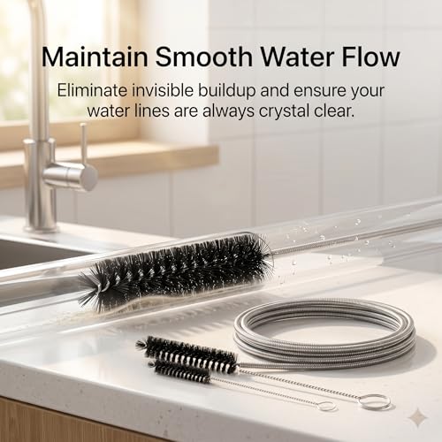 Flexible Drain Clog Remover Brush Double Head Extended Reach Cleaning Tool for Bathroom Kitchen and Sink Drains Black - color: Black, size: Large