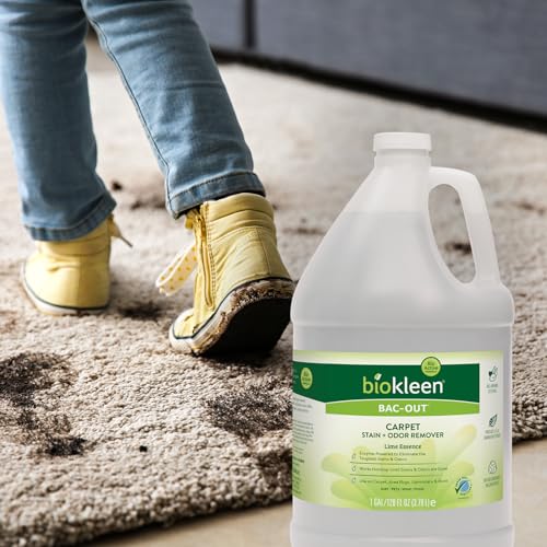 Biokleen Bac Out Enzyme Cleaner, Stain & Pet Odor Eliminator, Lime Scent - size: 128 Fl Oz (Lime)