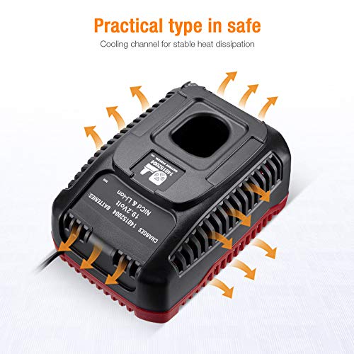 19.2V C3 Battery Charger Replacement for Craftsman 140152004 | for Craftsman DieHard XCP Li-ion Ni-CD Battery 1425301 1323903 130279005 11375 11376,for Craftsman Battery Charger