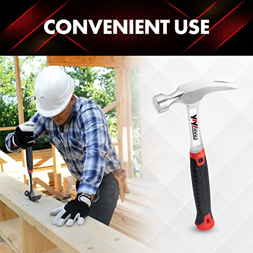 Claw Hammer forged in one piece- 16OZ - size: 16oz - Forged In One Piece