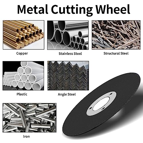 2" Cut Off Wheel for Die Grinder Drill, 1/4" Metal Cutting Disc - color: Cutting Wheel + Mandrel, size: 2 Inch x 5+1