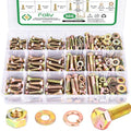 Foliv 566pcs Upgraded Grade 8 Bolt Assortment Kit, Including 1/4-20 5/16-18 3/8-16 Bolts Nuts Washers - size: 566pcs Grade 8 bolts 1/4-20 5/16-18 3/8-16
