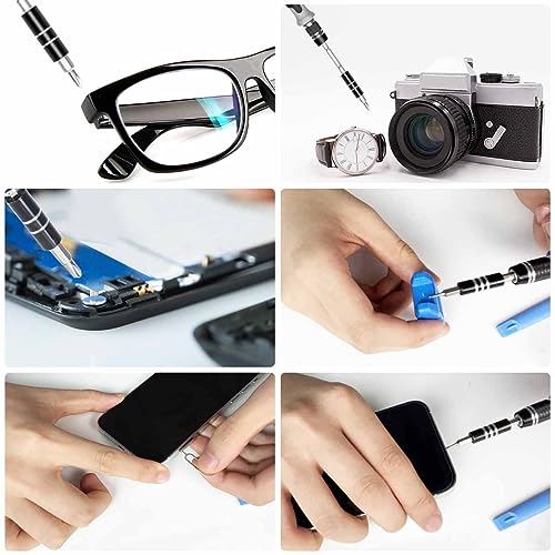 EFAITHFIX Precision Screwdriver Set, Professional 115 in 1 Magnetic Repair Tool Kit for Computer, Mobile Phone, Laptop, Tablet, Game Console, Watch, Camera, Eyeglasses, Electronics, DIY Projects, etc - size: 115 in 1