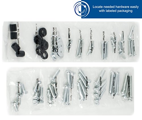 VIVO M4 M5 M6 M8 Universal TV and Monitor Mounting VESA Hardware Kit Set, Includes Screws, Washers, Spacers, Assortment Pack, Fits Most Screens up to 80 inches, Mount-TVWARE