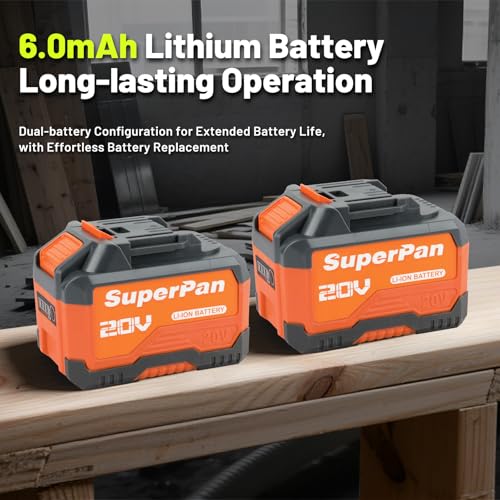 20V Mini Circular Saw Cordless,4-1/2" Compact Wireless Circular Saw 6.0Ah Battery, Fast Charger,6700 RPM, Max Cutting Depth 1-11/16"(90°), 1-1/8"(45°) with 3 Blades