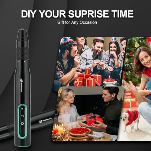 Hanboost S2 5V Electric Cordless Rotary Tool - LED Display 54 Accessories 6-Speed 1100mAh 30000RPM 200gcm USB C Torque Silent Motor for Carving, Polishing, Grinding, Drilling, DIY Crafts & Pet Care