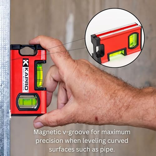 Kapro 771M TWIN Magnetic Heavy Duty Toolbox Level - 4 Inch - size: 4"