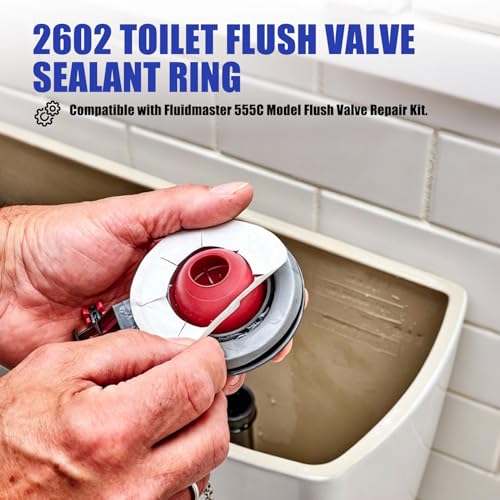 2602 Toilet Flush Valve Sealant Ring fit for Fluidmaster 555C Flush Valve