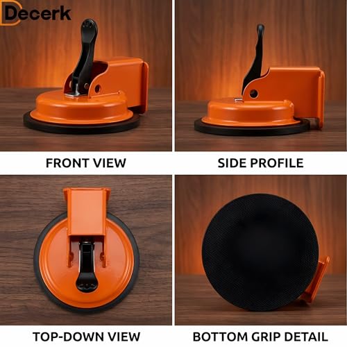Floor Gap Fixer Tool Suction Cup Gap Puller with 2 Reusable Sticky Pads, Heavy Duty Repair Tool, Laminate Flooring Tools, Vinyl Floor Repair Kit, Gap Tool