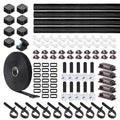 Cable Management Organizer Kit, Desk Cable Organizer, Cable Management Under Desk, Wire Management and Cord Organizer for Home, Office, Standing Desk