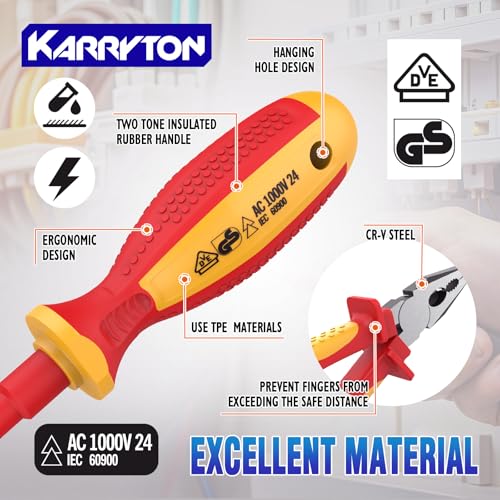 14PCS 1000V Insulated Electrician Tool Set