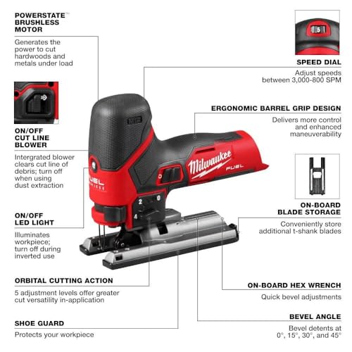 Milwaukee Electric - M12 FUELTRADE JIG Saw