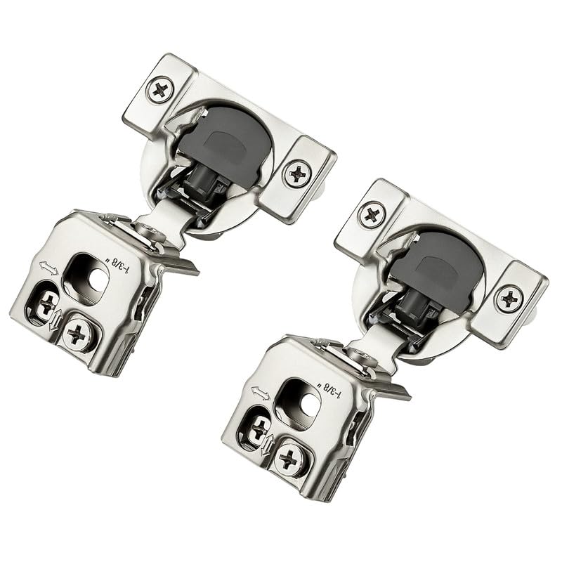 Soft Close Hinges for Kitchen Cabinet Hinges, 1-3/8 Inch Overlay, 50 Pack - size: 1-3/8 inch Overlay