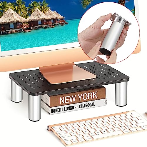 Sumnacon 4PCS Aluminium Alloy Furniture Legs - Round Adjustable Sofa Legs Furniture Cabinet Legs, 4 Inch Funiture Feet for Cabinet Desk Table Chair Sofa Bed, Silver - color: Silver, size: 4 Inch Height