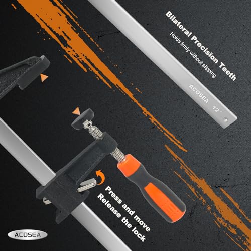 ACOSEA 4-Pack 36 Inch Bar Clamps for Woodworking