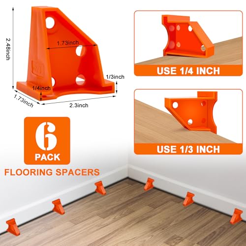 49 Pack Laminate,Vinyl Flooring Installation Kit,Flooring Tools,Tapping Block for Vinyl Plank Flooring,Pull Bar,Floor Spacers, Rubber Mallet