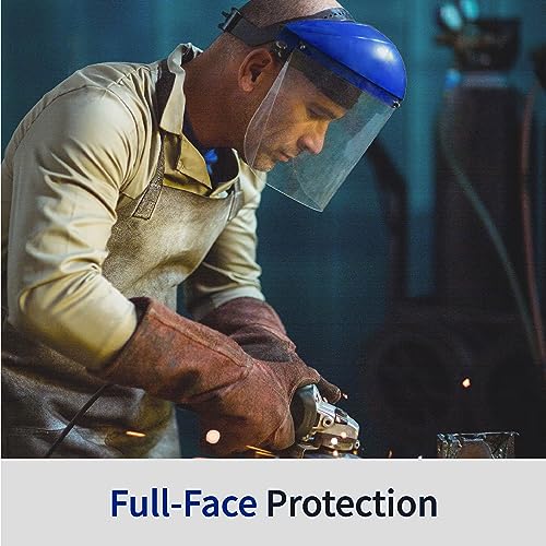 Blue Eagle B1BL+FC48 Clear Full Face Shield with 1 extra Replacement Visor