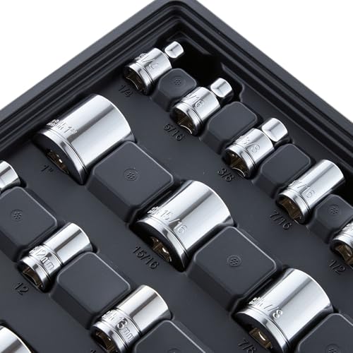 VEVOR 256 PCS Mechanic Tool Set with 4-Drawer Tool Box 1/4" 3/8" 1/2" Drive - size: 256-PCS