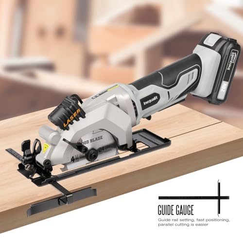 Mini Circular Saw Cordless 20V Compact Saw with Laser Guide - style: Cordless 2A