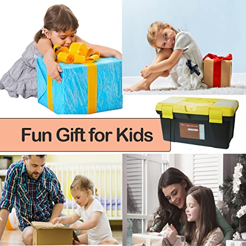 Kids Real Tools Set,Woodworking Tool Set,30 PCS Builder Children Real Hand Tools Kit Construction Learning,Home DIY Play for Boys & Girls Beginner Learning Gift,Come with Tool Box - size: 30 PCS