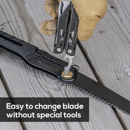 Nordic Extra Blade for Folding Saw Arnvik - 8 Teeth per Inch - 8 in Hardened SK5 Steel Blade for Wood - Ideal as Pruning Saw for Gardening - style: Extra Blade