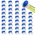 GWHOLE 40Pcs 3-Way Waterproof Wire Connectors for 22-14AWG Cables - color: 40PCS