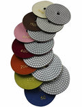 7 Pcs Wet 4" Diamond Polishing Pads Set for Granite Marble Concrete Stone Polish - size: 4 Inch