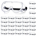 Yunsailing Protective Safety Goggles Lab Over Glasses Clear Anti Fog Eye Protection Goggles for Men Women - color: Clear, Black