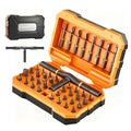 SakerPlus 42-in-1 Magnetic Ratcheting Screwdriver Set with T-Handle(Orange) - color: Orange