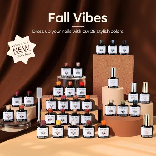 modelones Cat Eye Gel Nail Polish Set Changing 28Colors Primer & 3pcs Top Base Coat - color: 330CN21