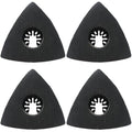 XXGO 4 Pcs 3.5 Inch 90mm Triangle Oscillating Multitool Sanding Pads | Hook & Loop Design , Strong Velcro , XXGO LOGO - size: 3-1/2 Inch Triangle Sanding Pads - 4 Pcs