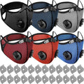 Threlaco 6 Pcs Dust Mask Reusable Respirator Mask - color: Mix Color