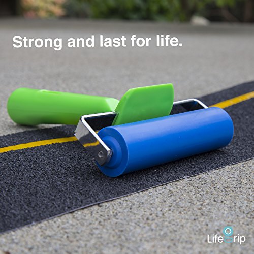 LifeGrip Rubber Brayer Roller -4 inch/10 cm Wide for Anti Slip Installation - size: 4 inch/10 cm
