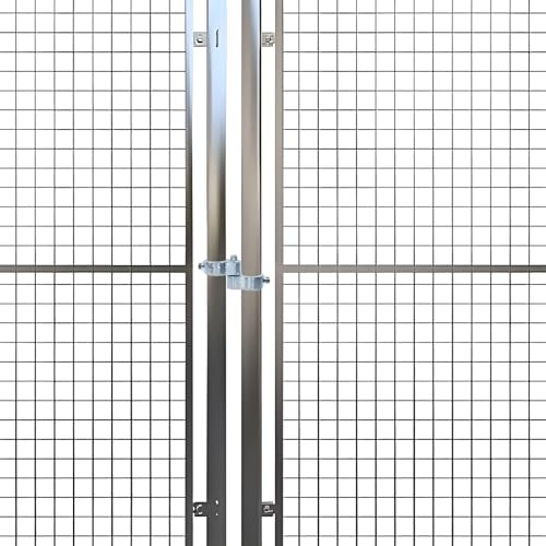 2 Sets 1" Chain Link Fence Gate Post Hinge, Removable Fence Hinges - size: 1"