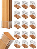 Chair Leg Floor Protectors Rectangle Caps Covers Furniture Pads - size: Large