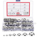 Yaocom 295 Pcs Stainless Steel Countersunk Cup Washers Silver Finish - color: Silver