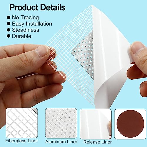 12 PCS, 2 inch Drywall Repair Patch Kit