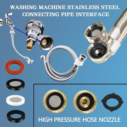 ZDBB 1000 Pcs 18 Size O Ring Kit+18 Size Rubber Washers Assortment Kit for Plumbing Faucet Water Pipe Garden Hose Washers Shower Heads Gasket Repair and Air or Gas Connections - size: 30 millimètres