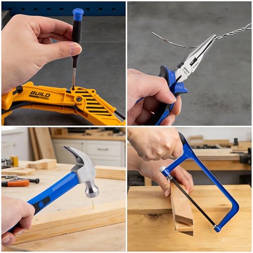URASISTO 366 Piece Home Repair Tool Kit, Auto Repair Tool Set, General Home Toolbox Storage Case with Drawer, General Household Tool Kit